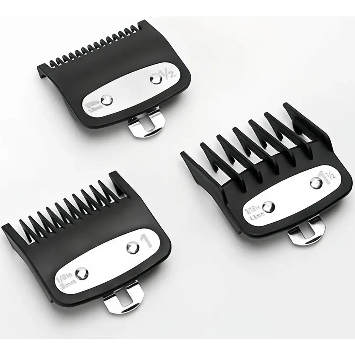 KUANGYE - Set 3 Peines Intermedios Para Maquina Para Wahl Clip Metalico
