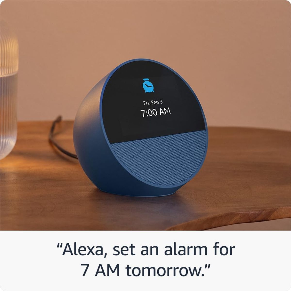 AMAZON - Amazon Echo Spot 2024 con Alexa - Azul