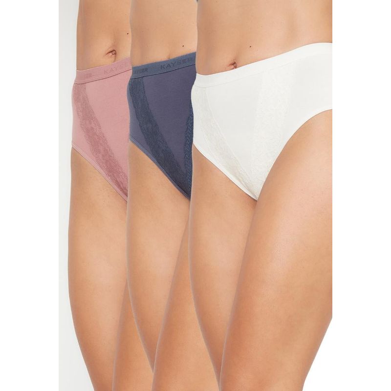 KAYSER - Pack 3X Calzon Maxi Algodón P31080-ROS Kayser - Rosa