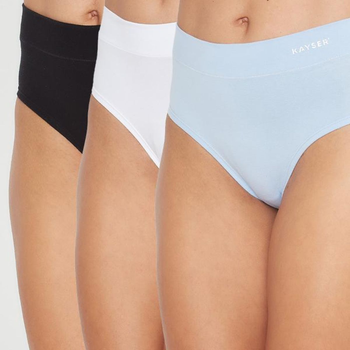 KAYSER - Pack 3X Calzon HI-Leggs Algodón P311.80-CEL2 Kayser