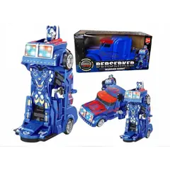 GENERICO - Auto Robot Transformers Con Luz Sonido Y Movimiento