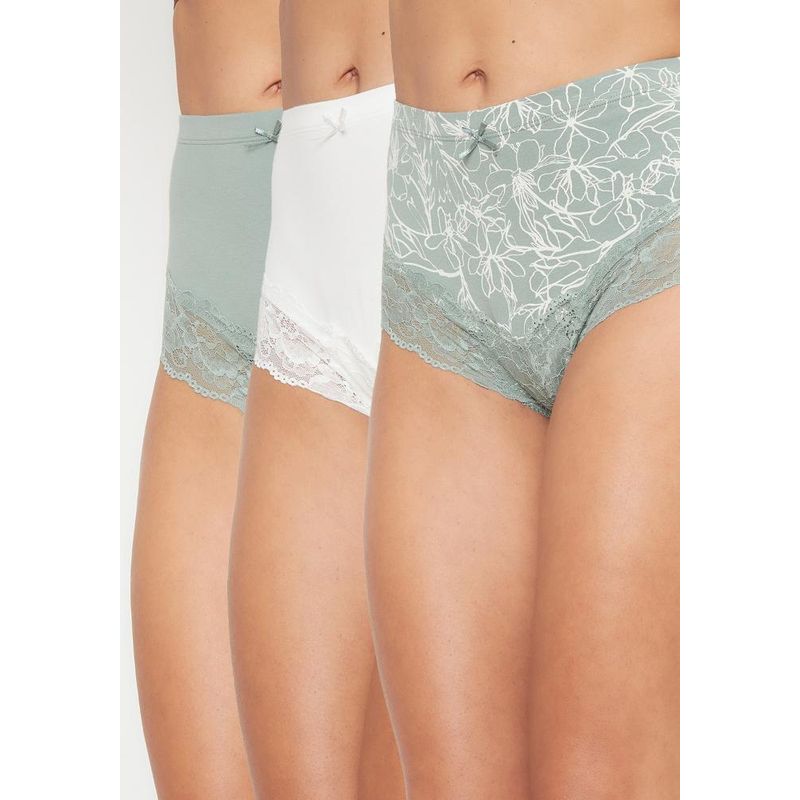 KAYSER - Pack 3X Pantaleta Algodón P3145053-VER Kayser - Verde