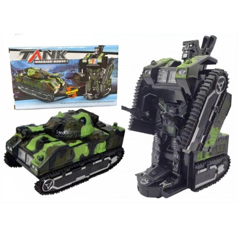 GENERICO - Tanque Transformable Robot con Luz y Sonido