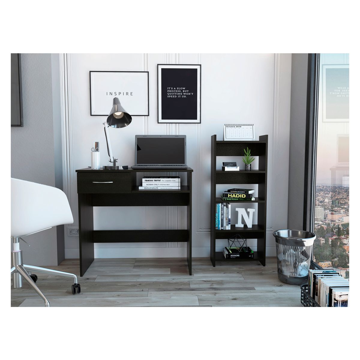 TUHOME - Combo Escritorio+Bibliot Office11 Tuhome