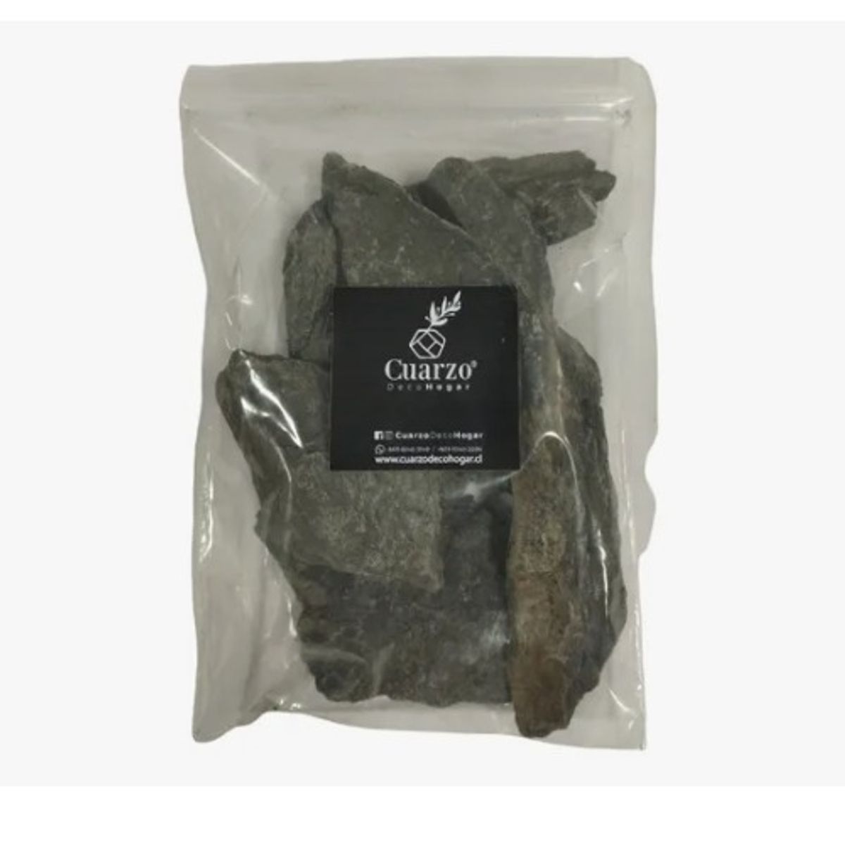 GENERICO - Piedra Natural Laja Decorativa para Terrario. 100 Gr