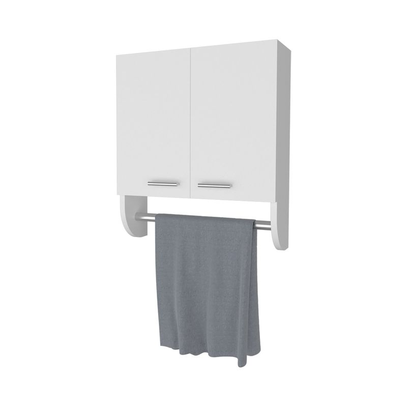 TUHOME - Botiquin 2 Puertas Bath Blanco 50x45x145 Cm Con Espejo