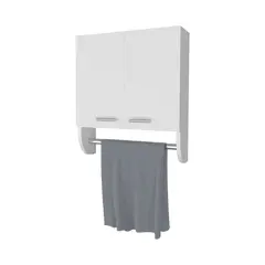 TUHOME - Botiquin 2 Puertas Bath Blanco 50x45x145 Cm Con Espejo