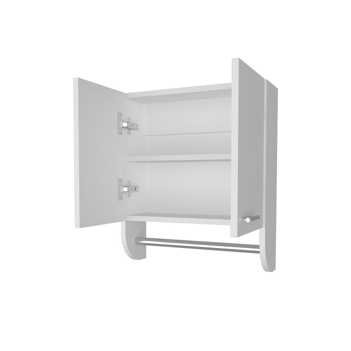 TUHOME - Botiquin 2 Puertas Bath Blanco 50x45x145 Cm Con Espejo
