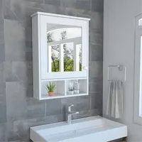 Botiquin Viña 1 Puerta Blanco Con Espejo