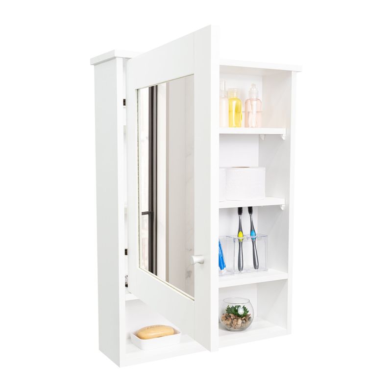 TUHOME - Botiquin Viña 1 Puerta Blanco Con Espejo