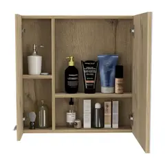 TUHOME - Botiquin 2 Puertas Sines 60x60x149 Cm Duna Con Espejo