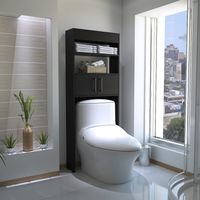 Estante Wc Madrid 2 Puertas 160x624x203 Cm Wengue