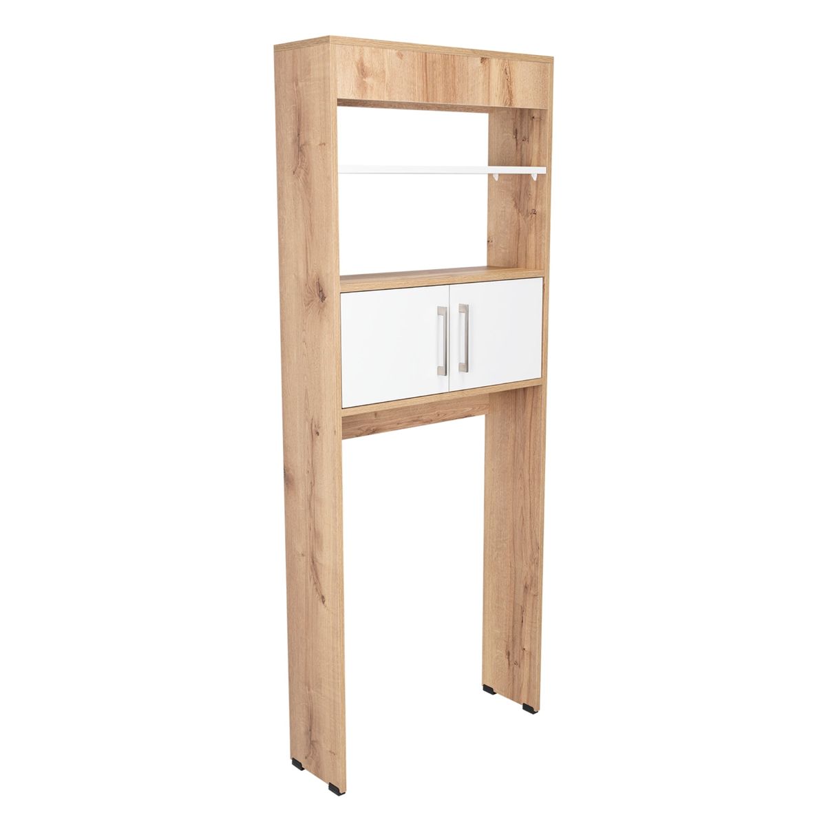 TUHOME - Estante Wc Madrid 2 Puertas 160x624x203 Cm Duna Y Blanco
