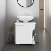 Mueble Para Lavamanos Phillips 1 Puerta Blanco