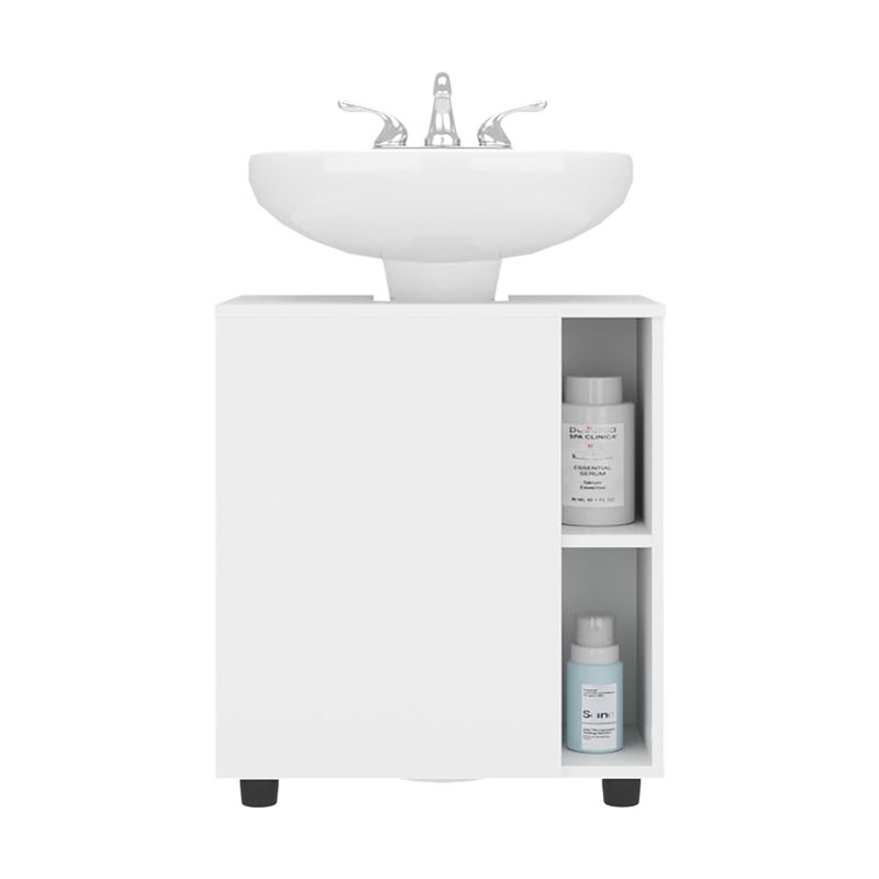 TUHOME - Mueble Para Lavamanos Pascuale 1 Puerta Blanco