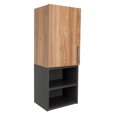 Imagen 2 del producto Mueble Auxiliar Muro Baño 1 Puerta Miel Y Plomo