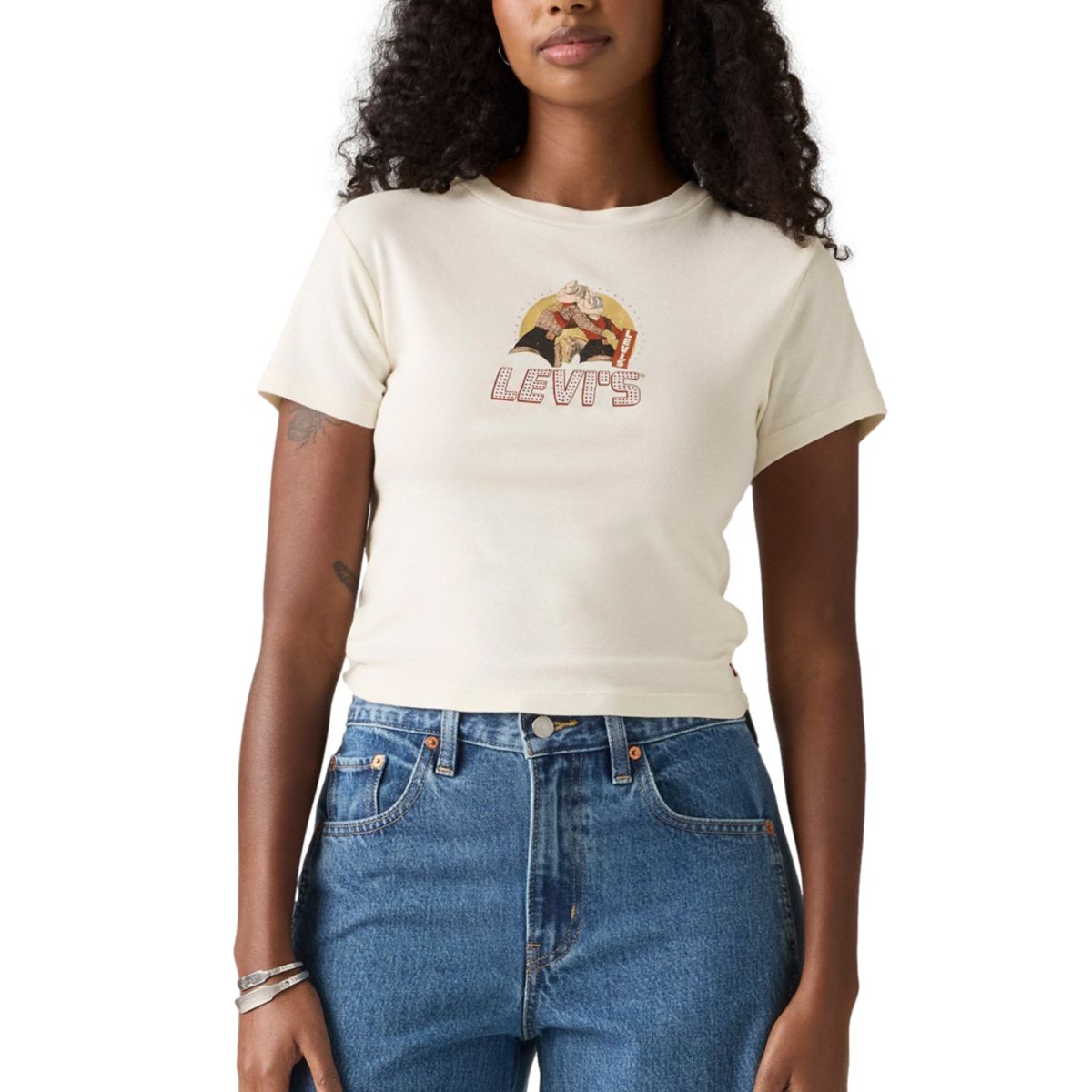 LEVIS - Polera Mujer Essential Sporty Tee Blanco Levis