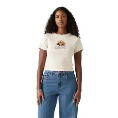 LEVIS - Polera Mujer Essential Sporty Tee Blanco