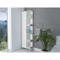 Estante Organizador Baño 9 Repisas - Blanco 178x51.2x21.5 cm