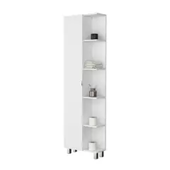 TUHOME - Estante Organizador De Baño Bath 1 Puerta Blanco