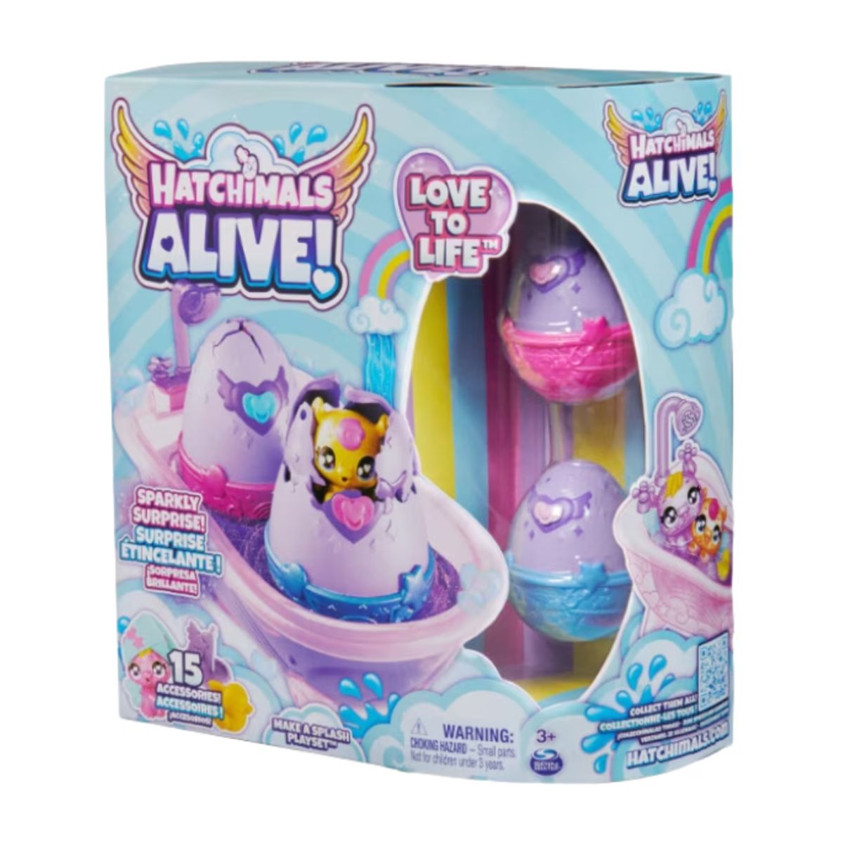 HATCHIMALS - Hatchimals Alive Diversión Baño de Colores