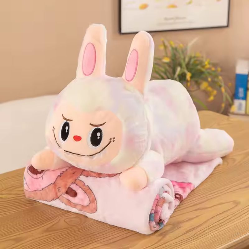 GENERICO - Set Peluche Acostado 50 cm + Manta Suave 100x160 cm