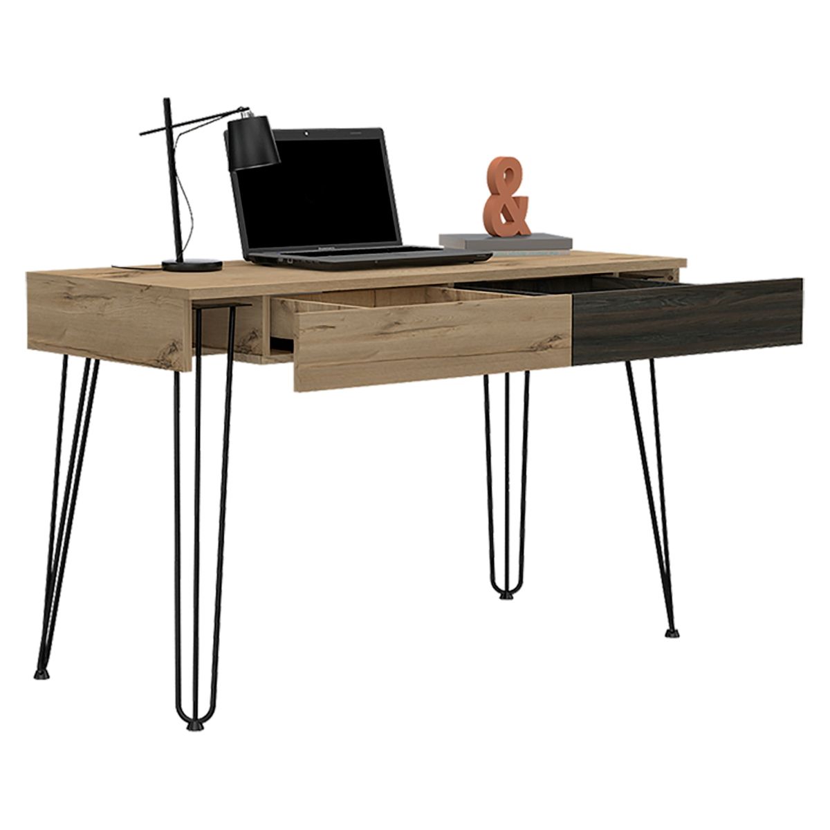 TUHOME - Escritorio Mumbai - Duna / Carbon Tuhome