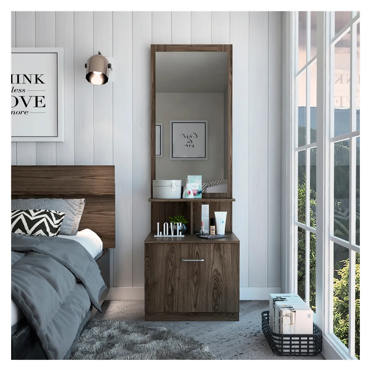 TUHOME - Velador Multifuncional Tuhome