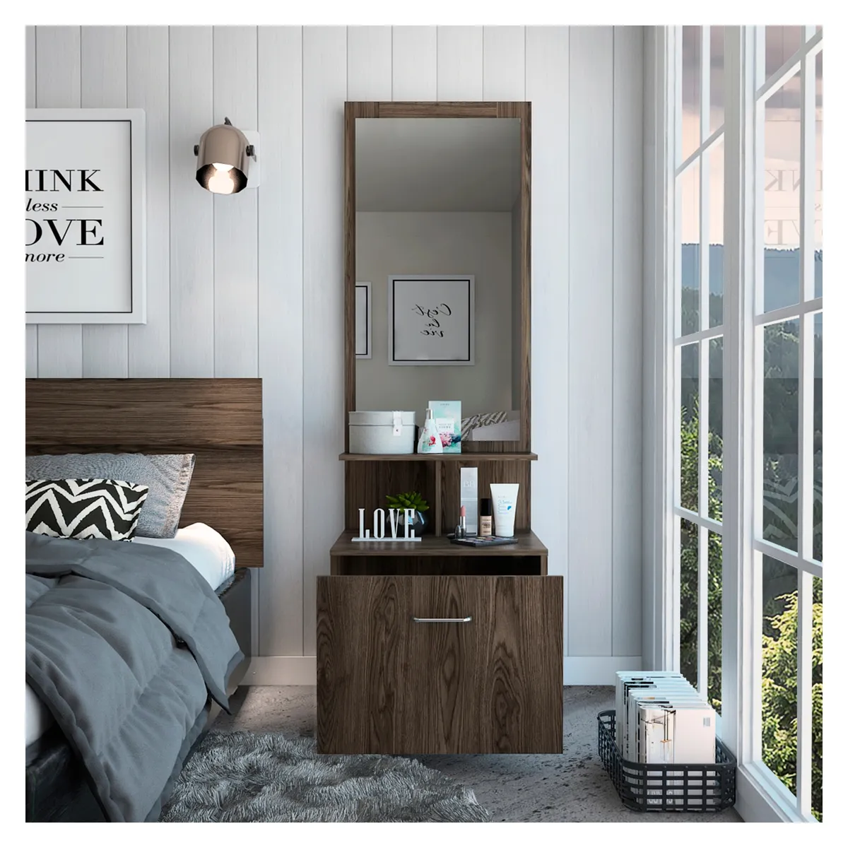 TUHOME - Velador Multifuncional Tuhome