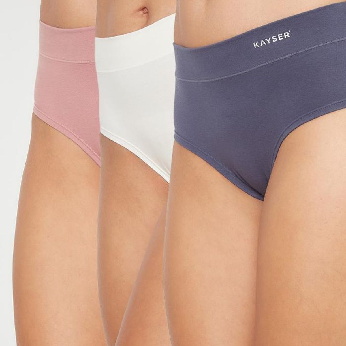 KAYSER - Pack 3X Calzon HI-Leggs Algodón P311.80-ROS Kayser