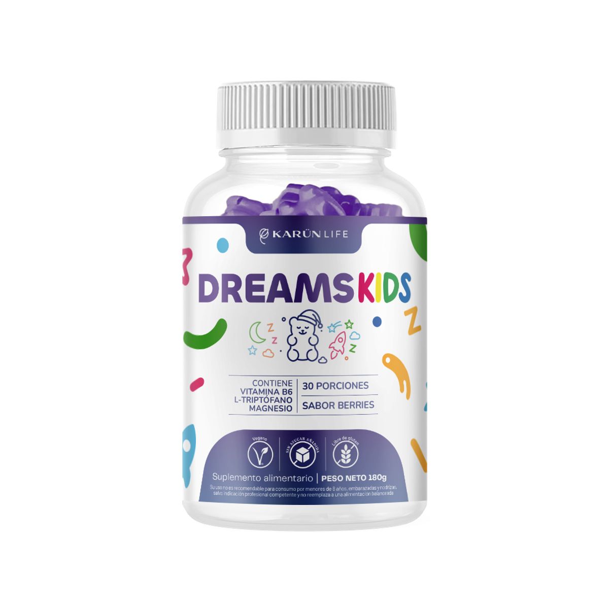 KARUNLIFE - Gomitas Dream Kids 60 Unidades Karun Life