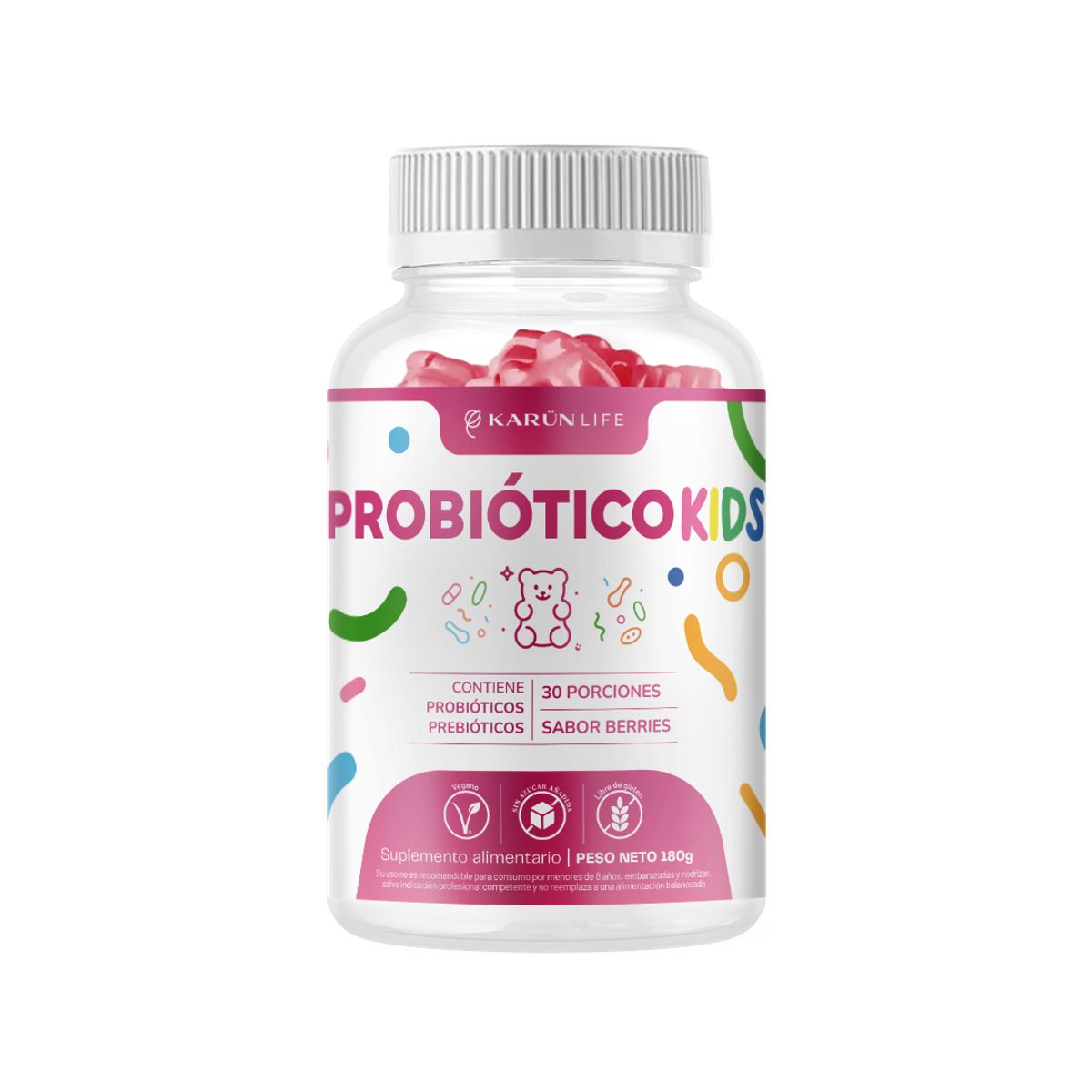 KARUNLIFE - Gomitas Probiótico Kids 60 Unidades Karun Life