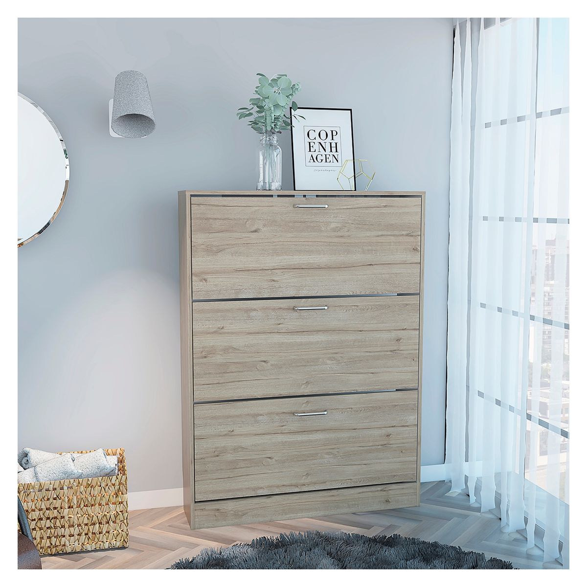 TUHOME - Zapatero 18 Pares -Duna/Blanco Tuhome