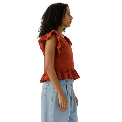 Imagen 2 del producto Blusa Mujer Aniston Blouse Naranjo