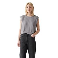 Polera Mujer Boxy Tank Gris