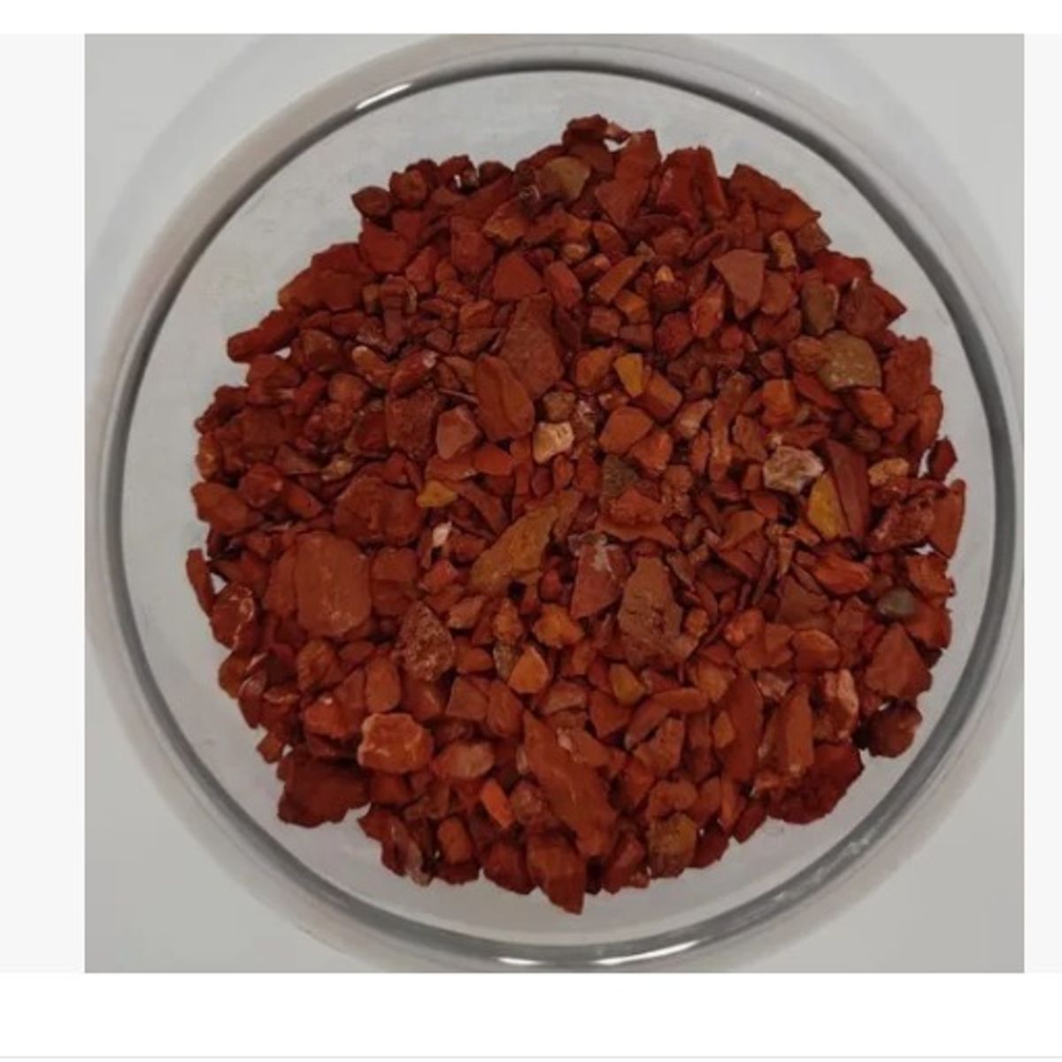 GENERICO - Piedra Decorativa Jaspe Rojo  en bruto Formato 1 kg. Pequeño