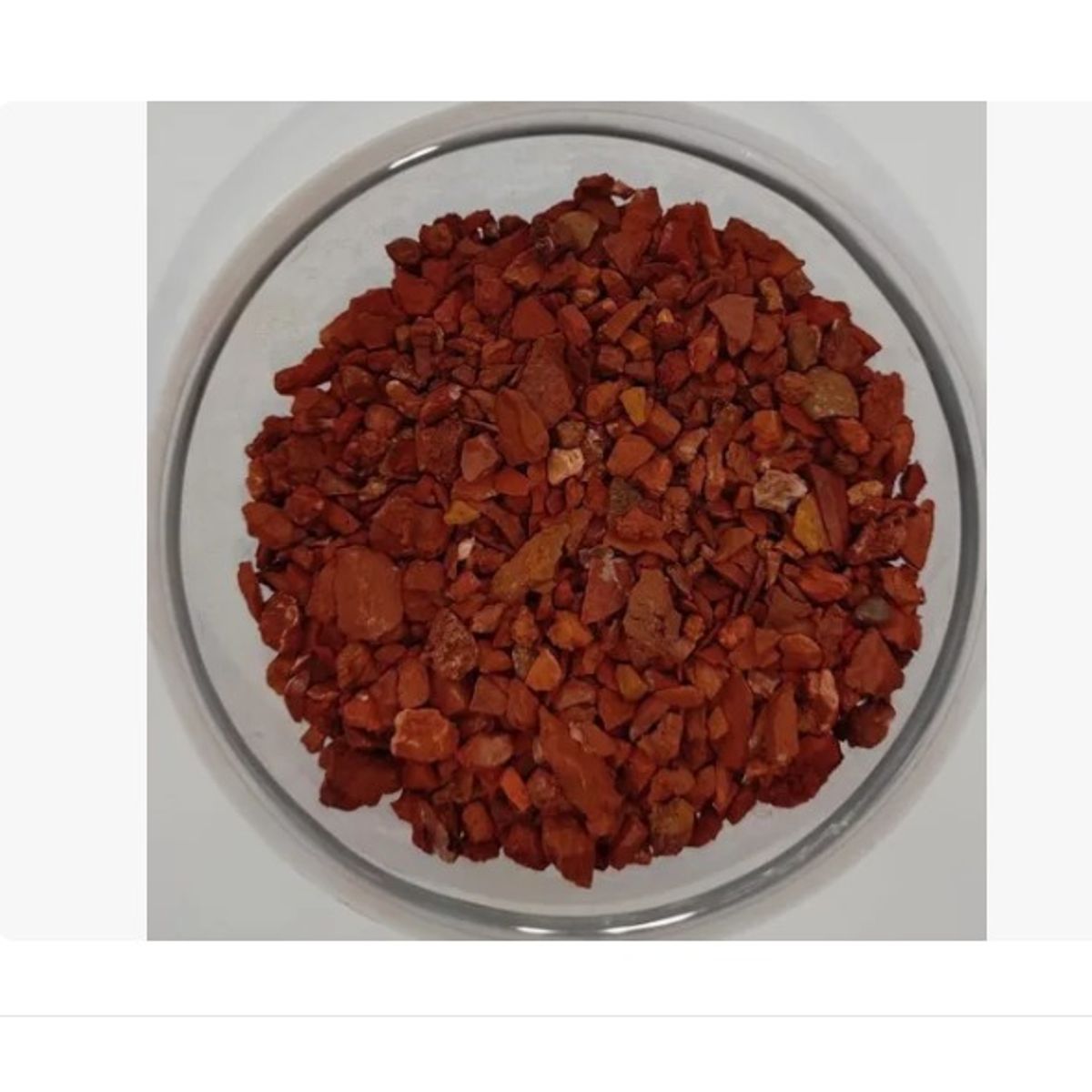 GENERICO - Piedra Decorativa Jaspe Rojo  en bruto Formato 1 kg. Pequeño