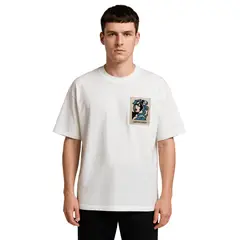 D'JOE - Polera Oversize Hombre Estampado Urbano Motion