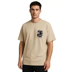 D'JOE - Polera Oversize Hombre Estampado Urbano Motion