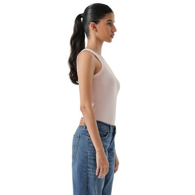 Imagen 2 del producto Polera Mujer Essential Racer Tank Rosado