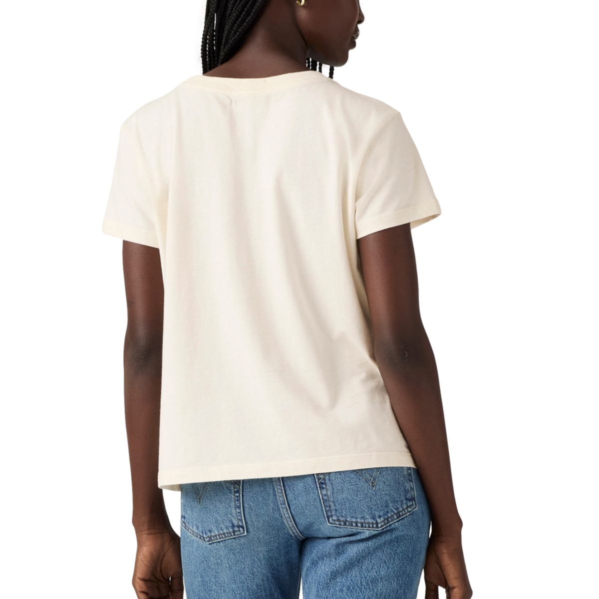 LEVIS - Polera Mujer Graphic Boxy Tshirt Blanco Levis