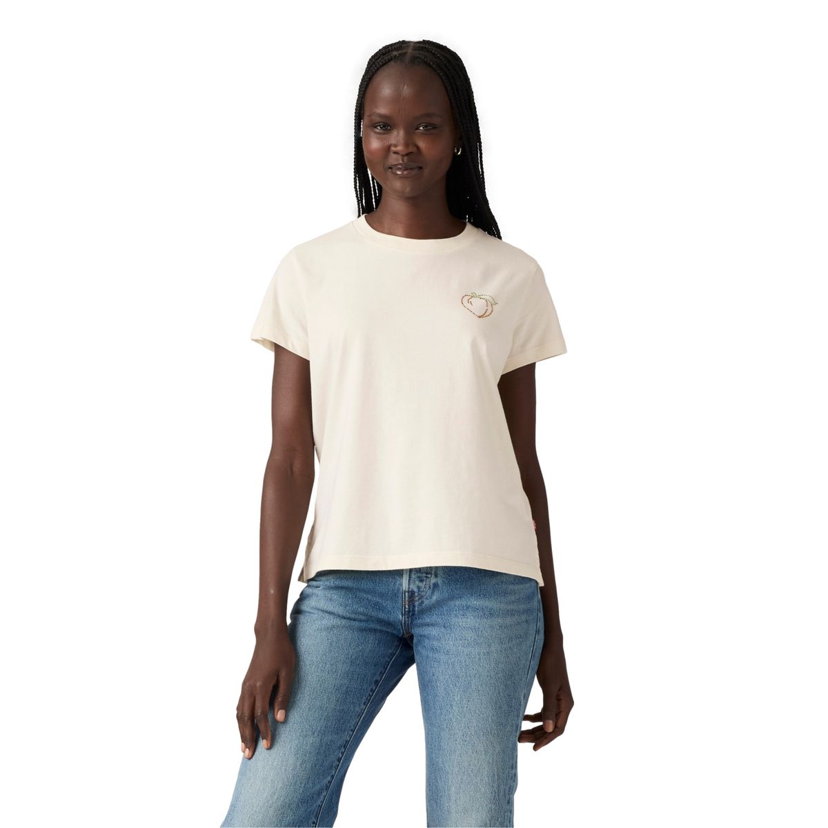 LEVIS - Polera Mujer Graphic Boxy Tshirt Blanco Levis