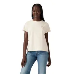 LEVIS - Polera Mujer Graphic Boxy Tshirt Blanco