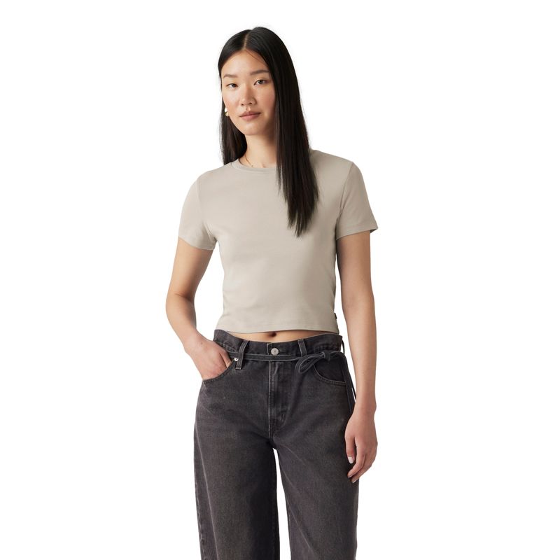 LEVIS - Polera Mujer Essential Sporty Tee Beige Levis