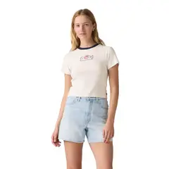 LEVIS - Polera Mujer Essential Sporty Tee Blanco
