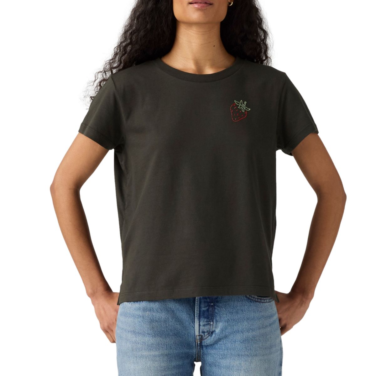 LEVIS - Polera Mujer Graphic Boxy Tshirt Negro Levis