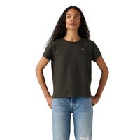 Polera Mujer Graphic Boxy Tshirt Negro