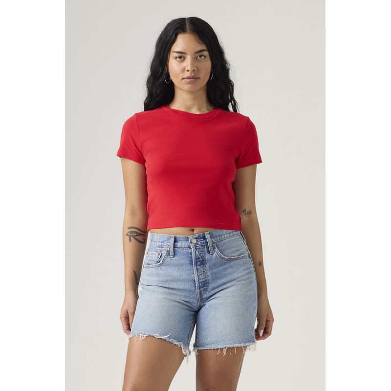LEVIS - Polera Mujer Essential Sporty Tee Rojo Levis