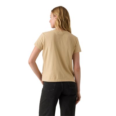 Imagen 2 del producto Polera Mujer Boxy Vneck Tee Café