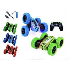 GENERICO - Auto 360° Stunt Acrobatico Control Remoto Y Luces LED Verde